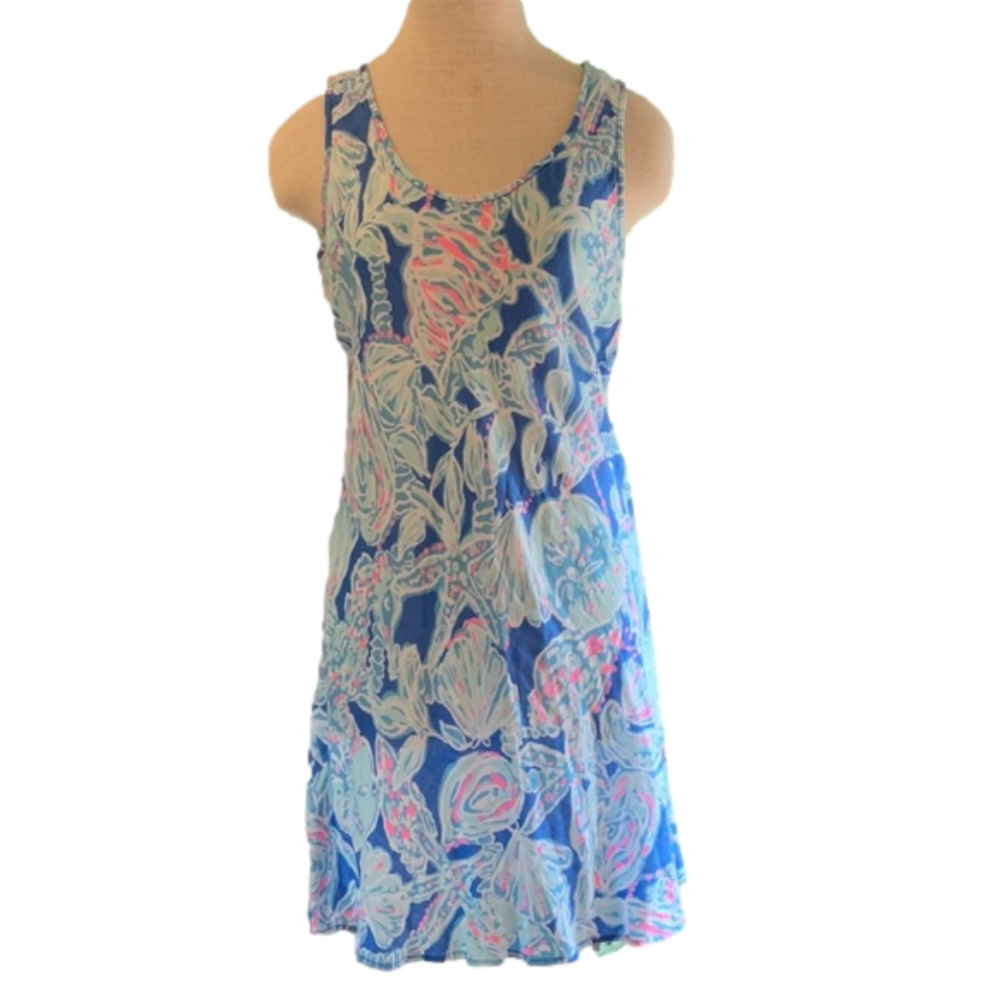 Lily Pulitzer linen size Small sleeveless dress
